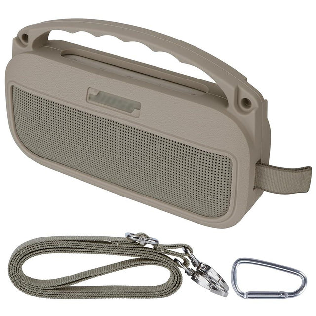 Peyyargo 2nd Silicone Cover Compatible with Bose SoundLink Flex 2nd Gen/Bose SoundLink Flex Portable Speaker (Sandstone)