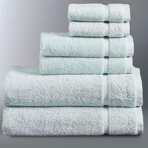 Simply Vera Vera Wang Vera Egyptian Cotton 6-piece Towel Set (Dusty Aqua)