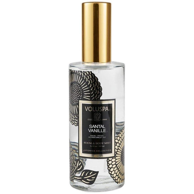 Voluspa Japonica Collection Santal Vanille Room & Body Spray Mist 3.4oz (100ml)