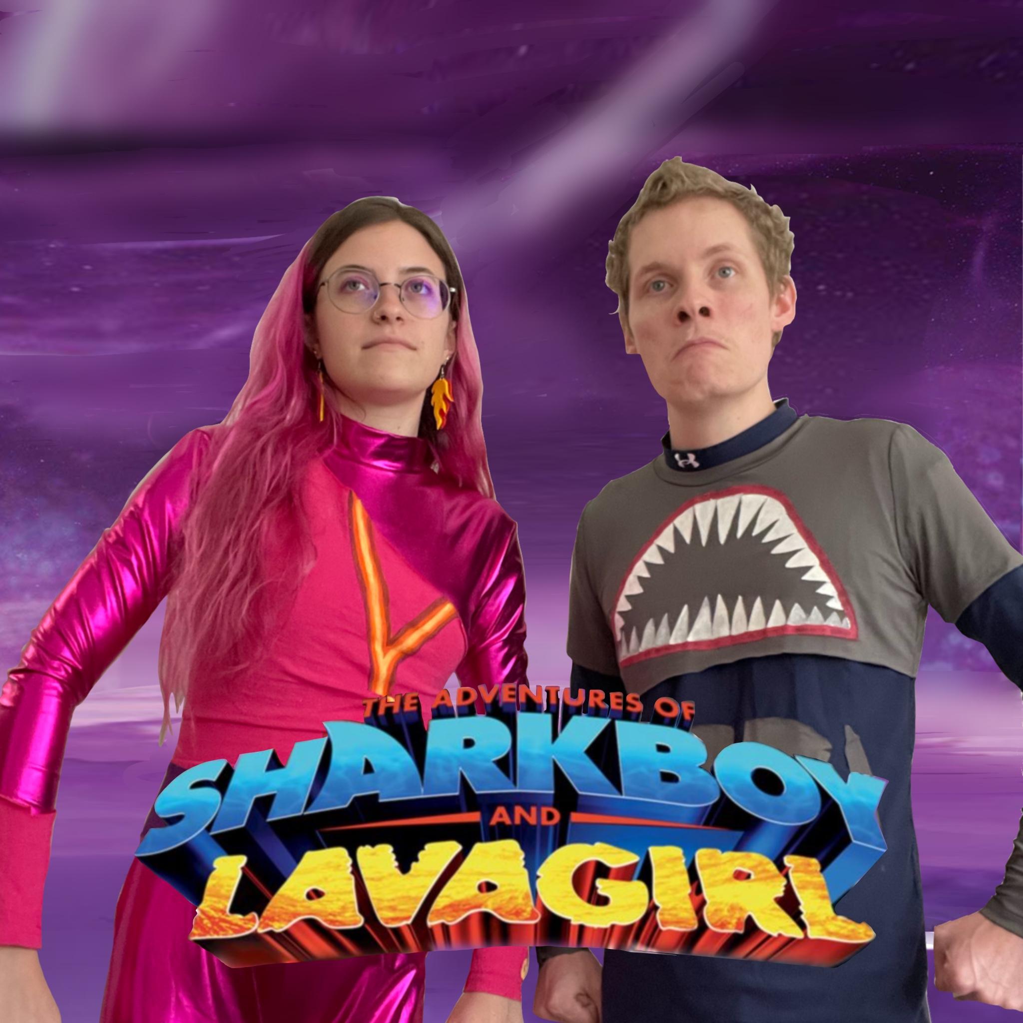 Our second Halloween as Sharkboy & Lava Girl