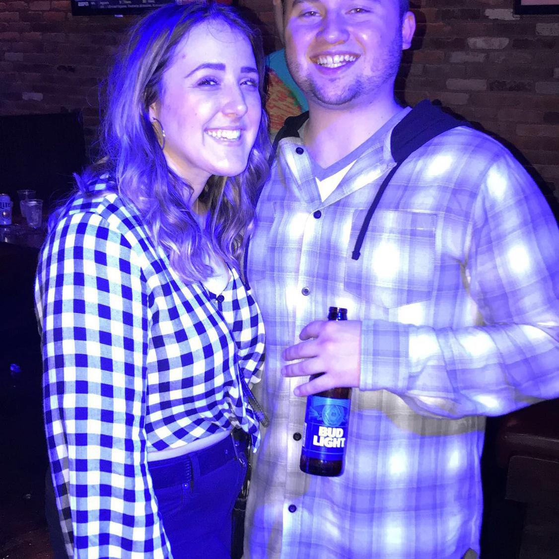 Stout (Albany bar that is now closed) 2018 - Our first picture together!