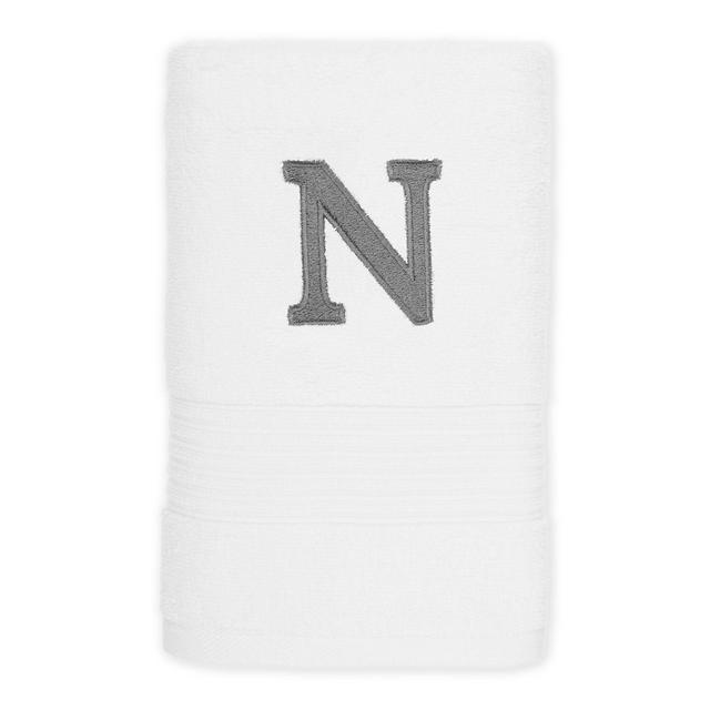 Avanti Monogram Block Letter "N" Hand Towel