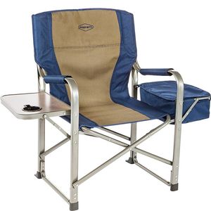 Kamp-Rite Director's Chair with Side Table & Cooler, Blue