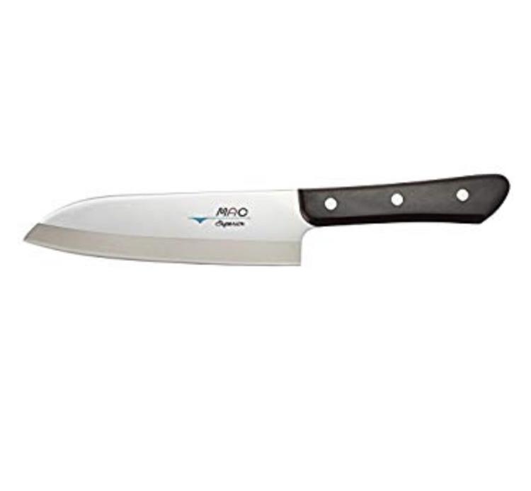 Mac Knife SK-65 Superior Santoku Knife, 6-1/2-Inch, Silver