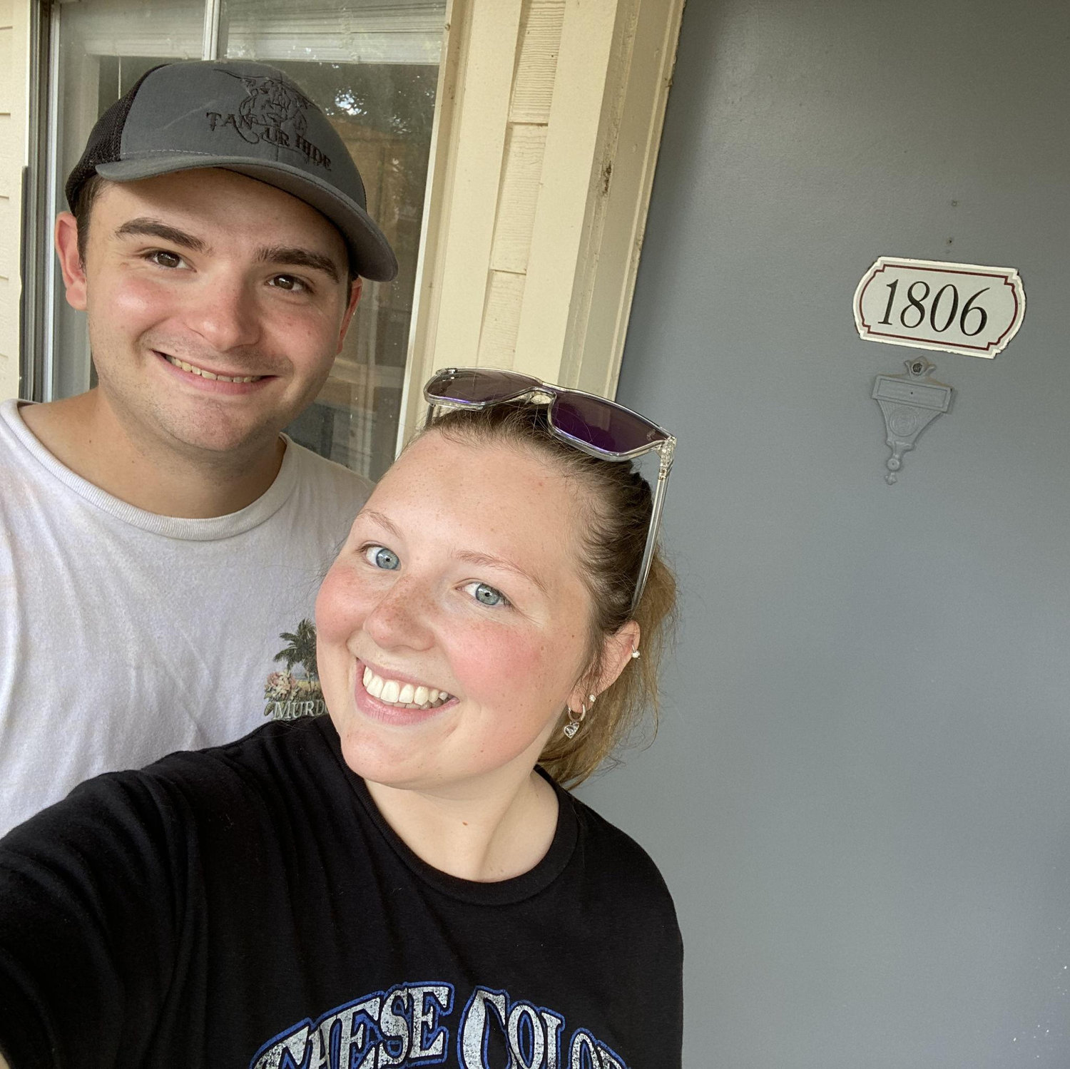 Long distance no more! Our first apartment together in Tulsa! June 16, 2023
