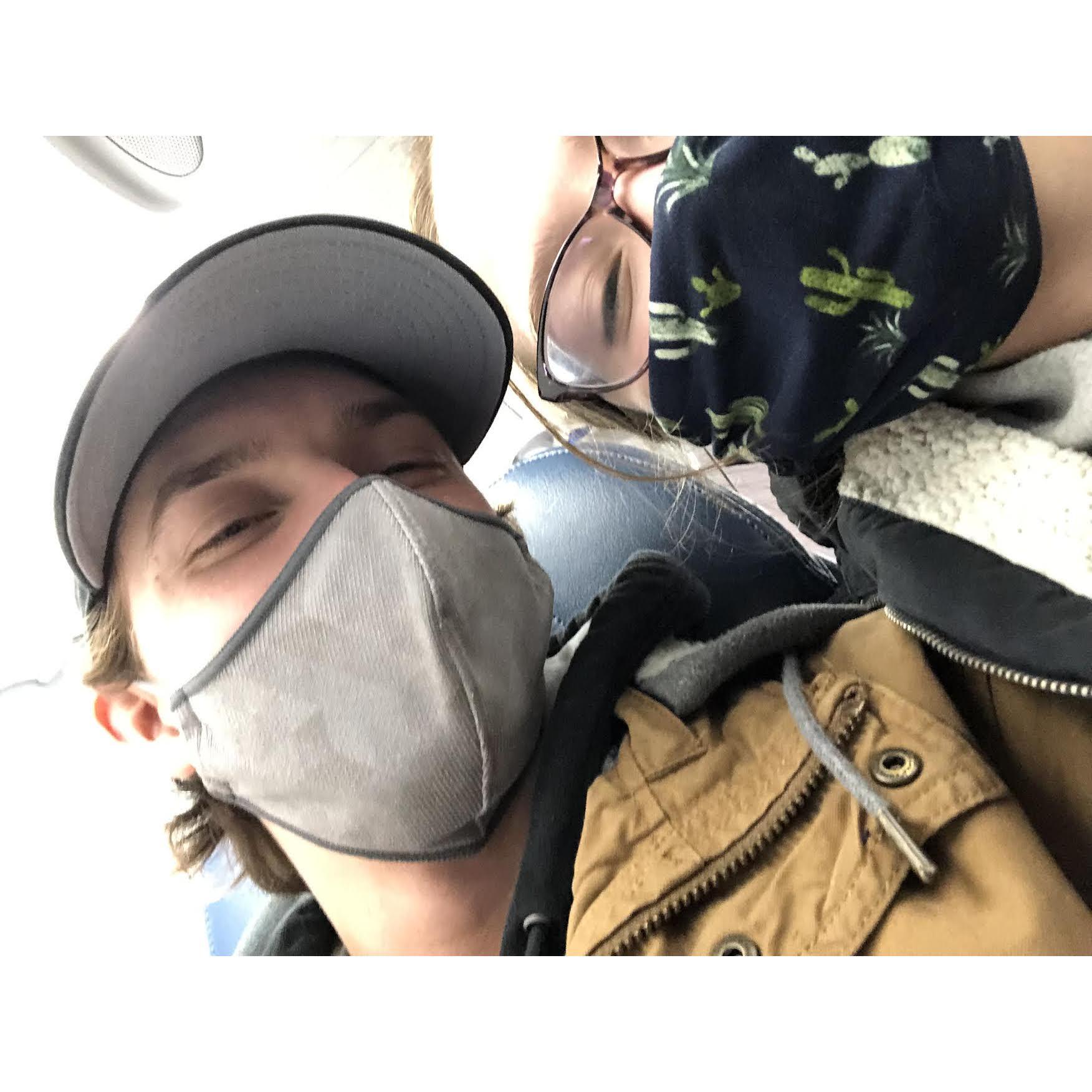 Max's first plane ride!