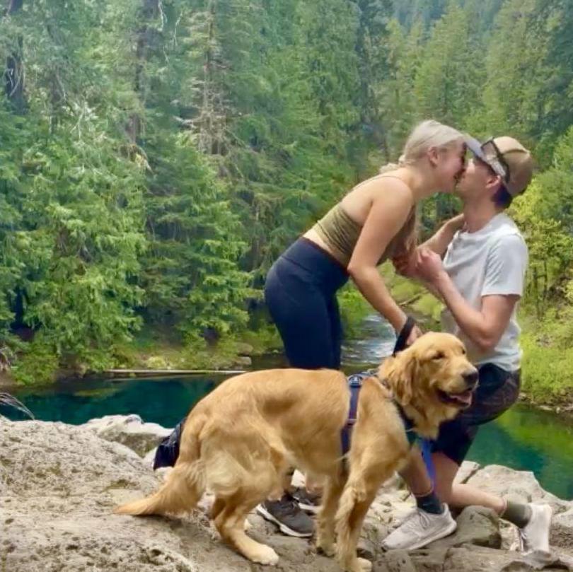 Tamolitch Falls, OR - The day we said "Yes"