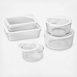 Ultimate 10-Piece Glass Food Storage Set