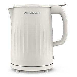 Cuisinart Soho 1 Liter Double Wall Electric Kettle, Truffle
