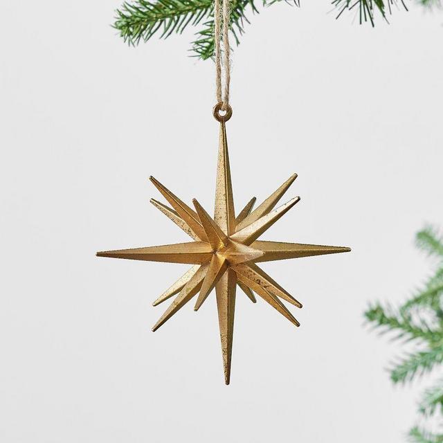 Spike Sphere Ornament, Gold