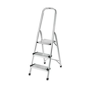 Polder® 3-Step Ultra Light Step Ladder in Aluminum