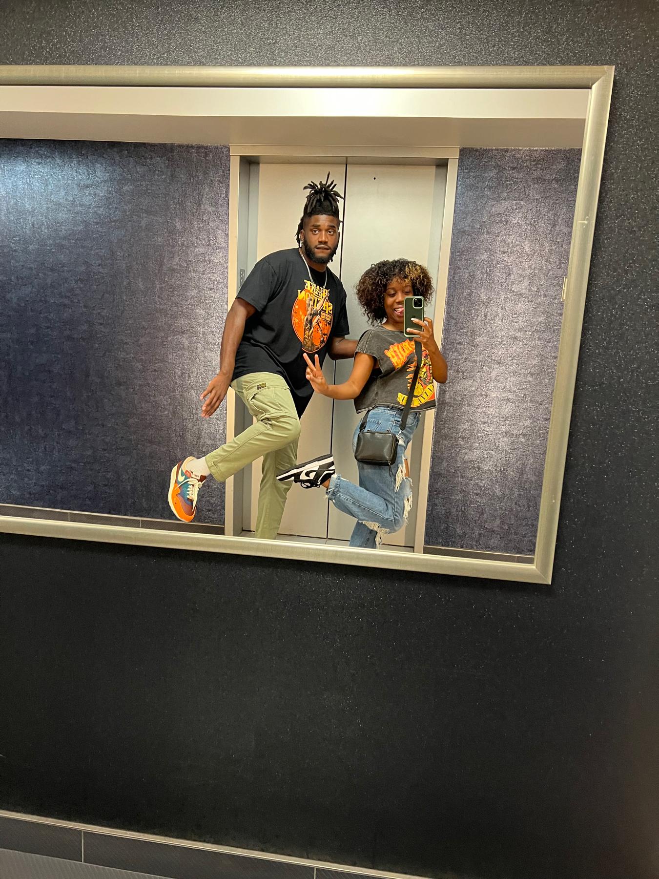 Because we love sneakers and just are completely goofy around each other!