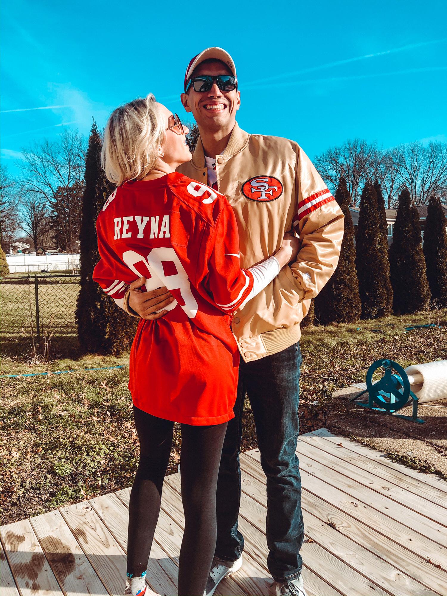 Watching the 49ers make it to the Super Bowl!