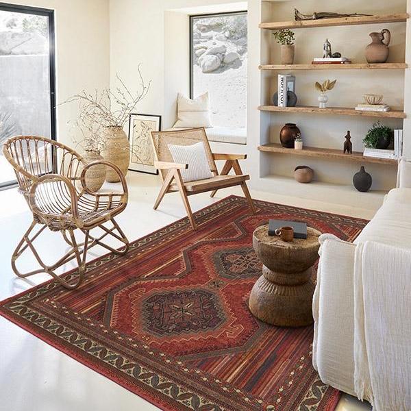 Mandalore Scarlet Red Rug | Ruggable