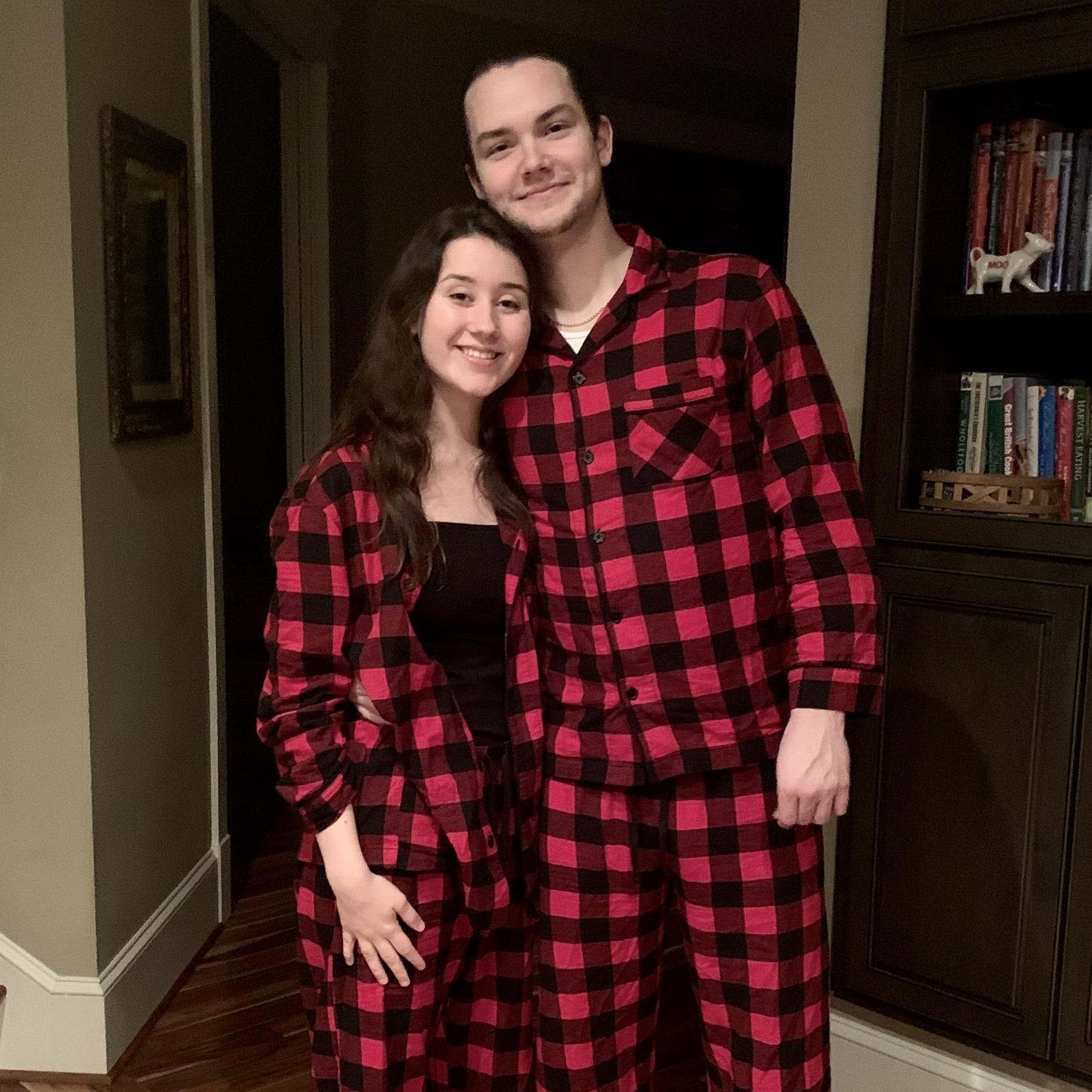 Cute matching Christmas PJs!