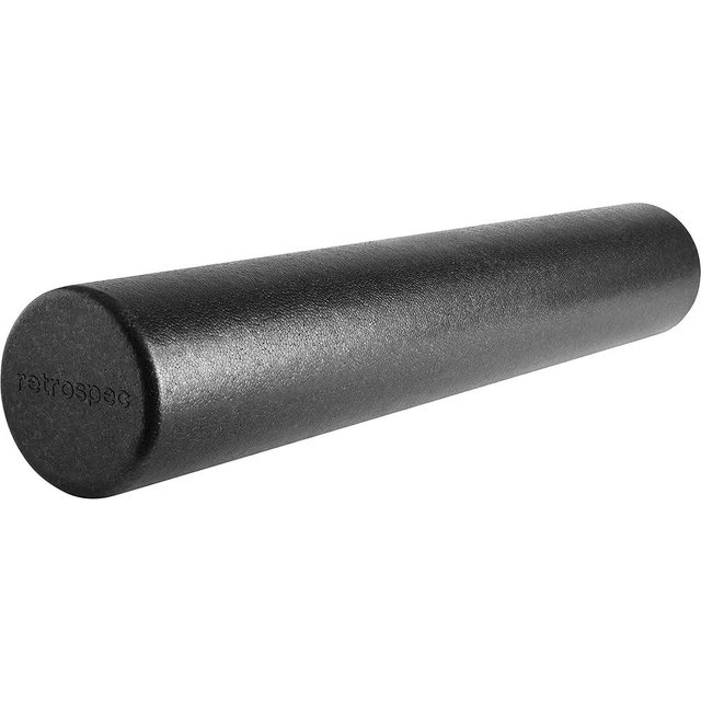 Retrospec Relief Foam Roller High-Density EPP Extra Firm Round Foam Roller for Exercise, Massage Yoga, Pilates and Post Workout Muscle Recovery