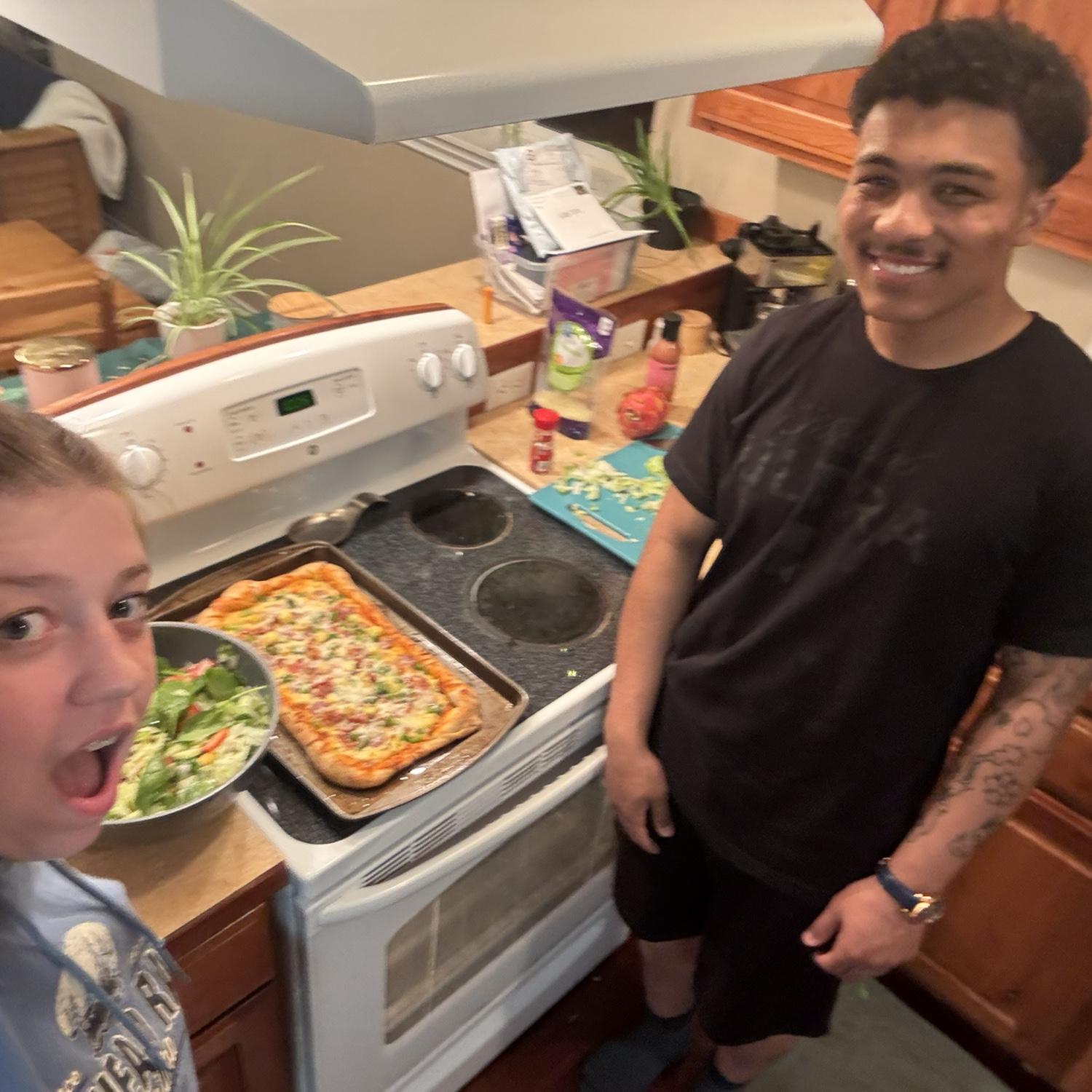 We love cooking together!