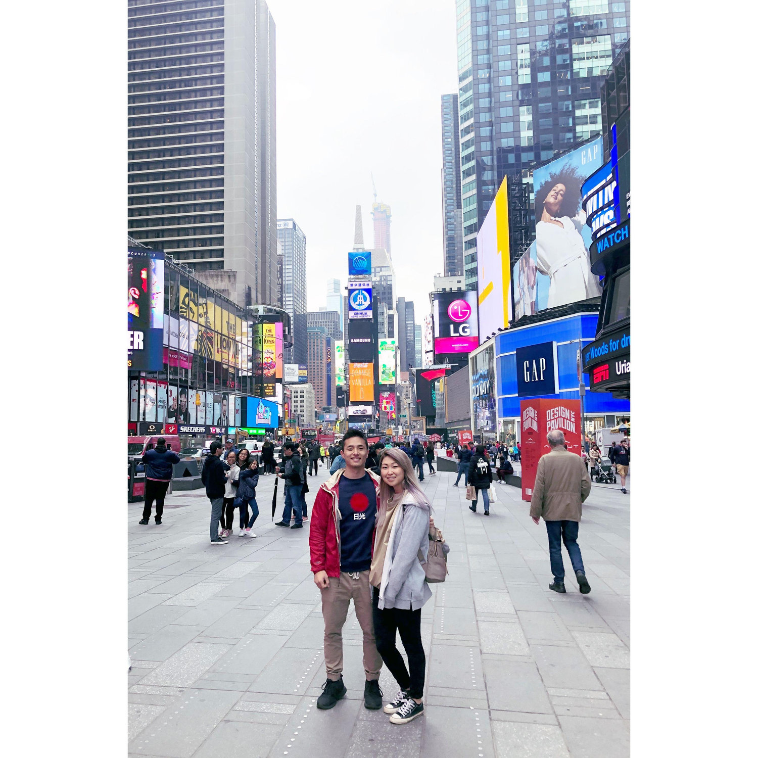 Rebekah's first time in NYC.