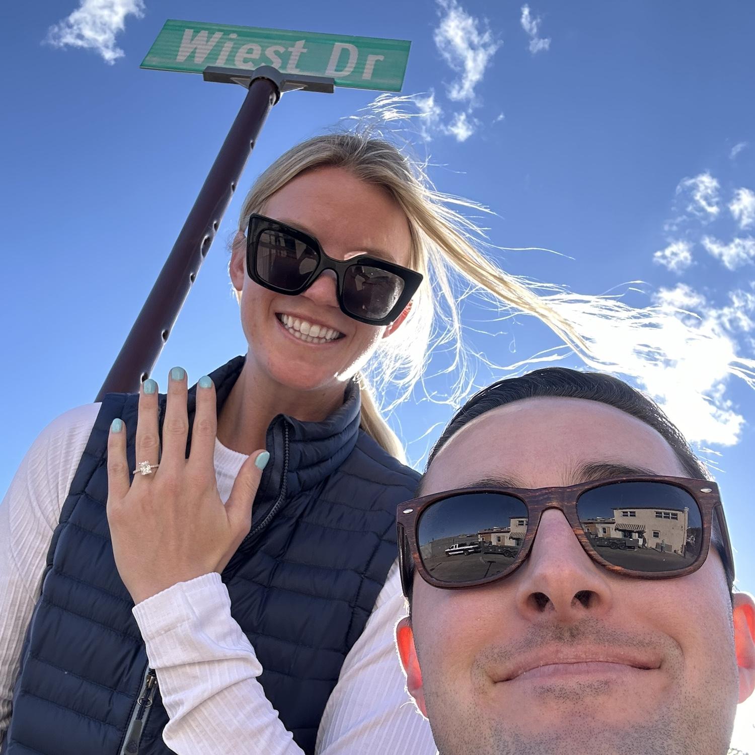 Wiest Drive - Estes Park after we got engaged !