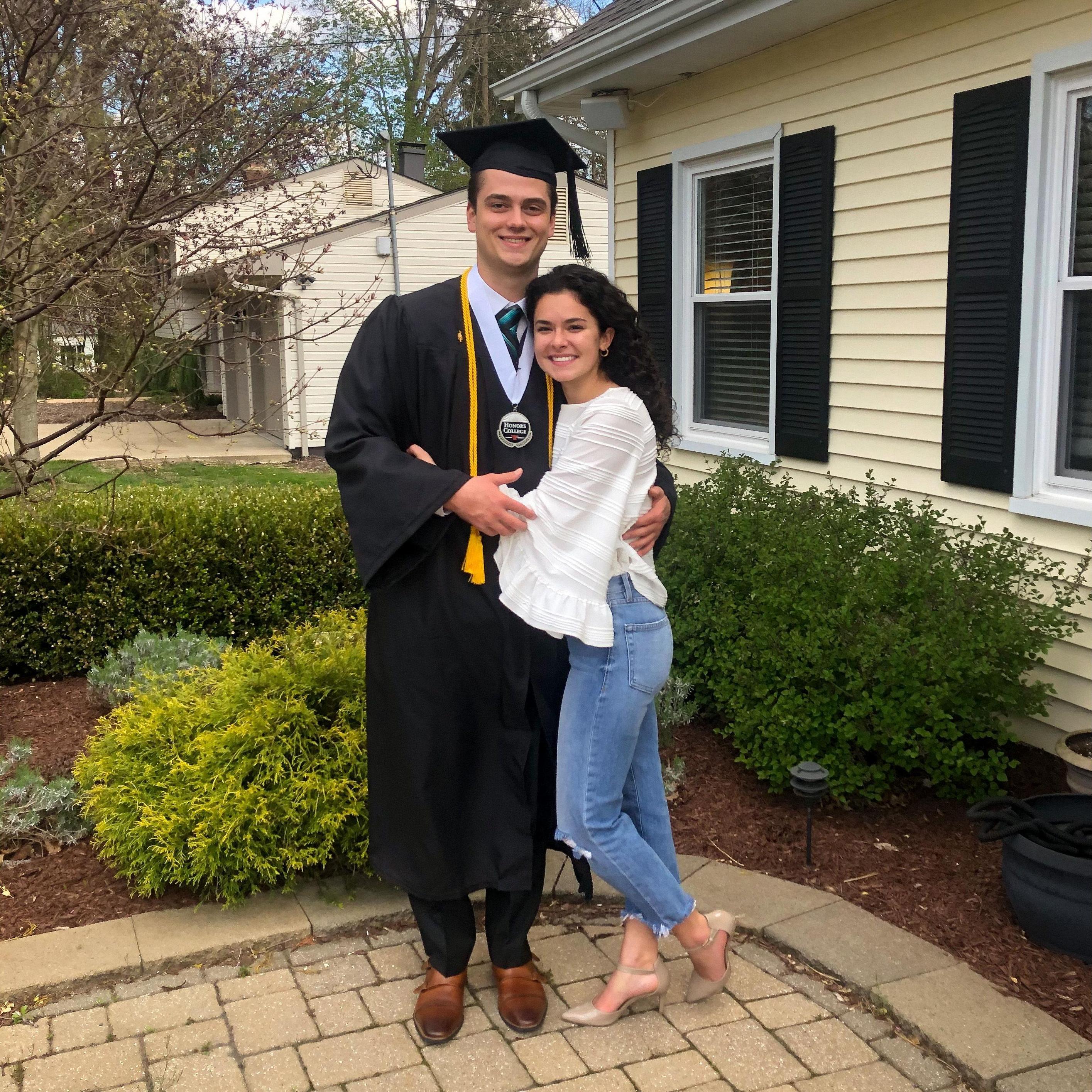Dominic's undergraduate graduation!
