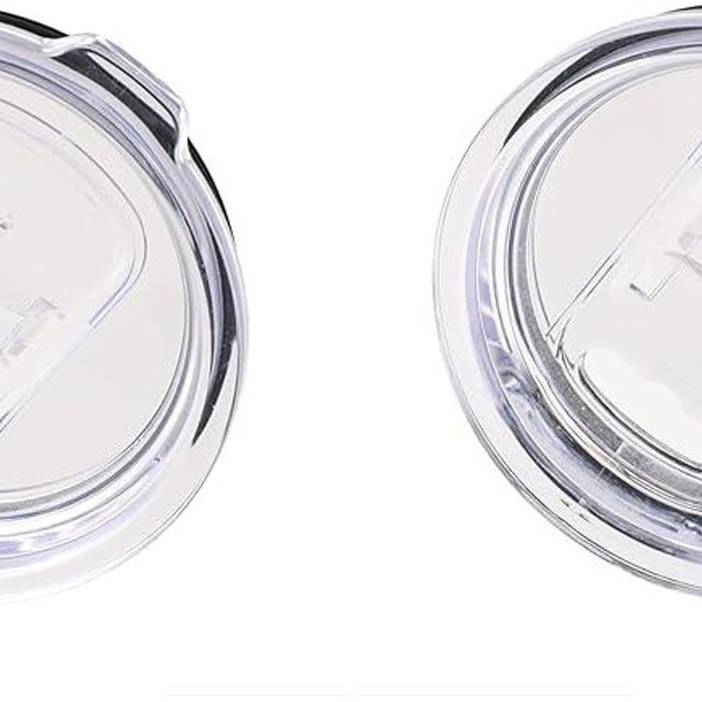 Rogue River Tactical Polar Camel Replacement Lid For 20 15 10 Ounce Stainless Steel Tumblers Slider Sliding (Pack of 2)
