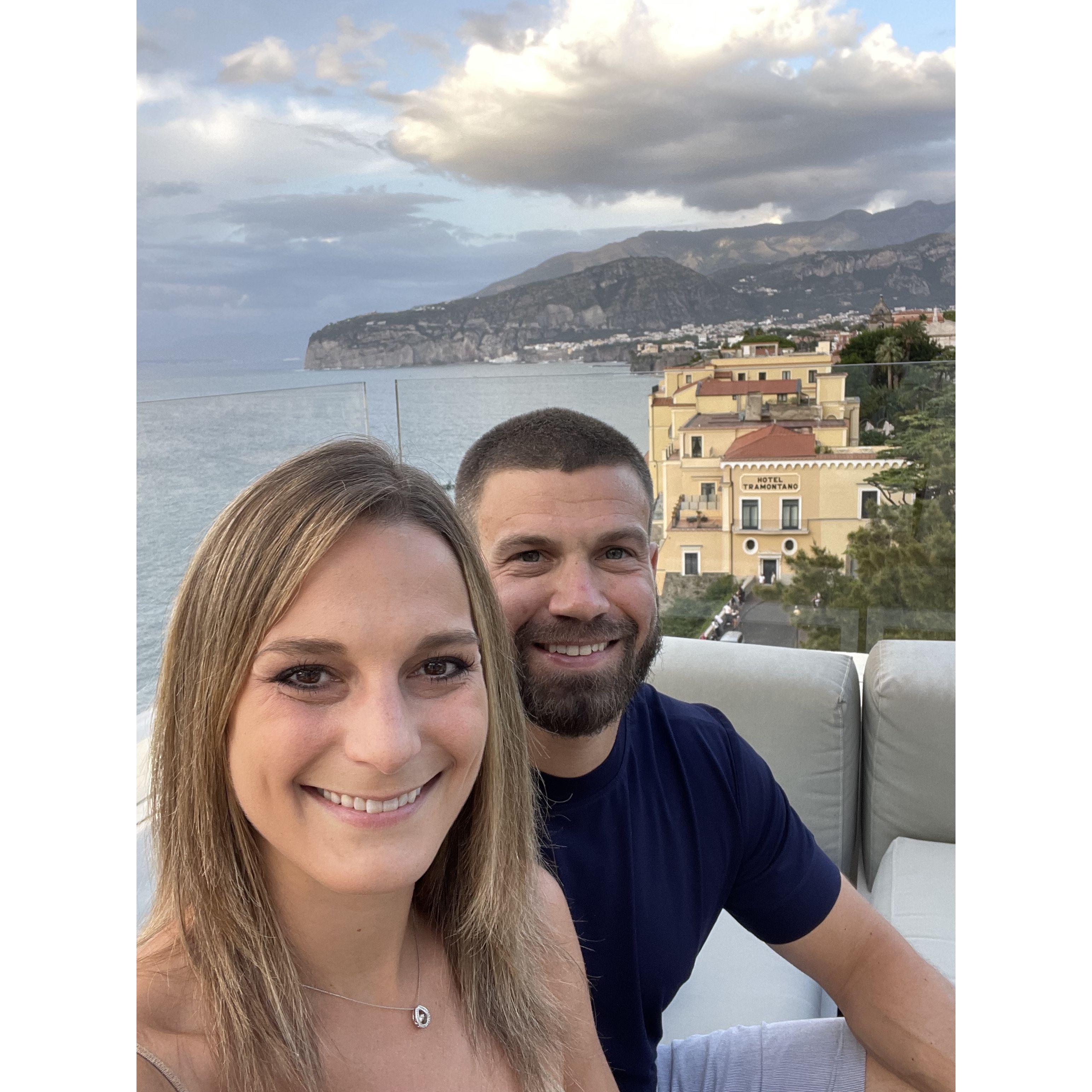 Rooftop in Sorrento, Italy.