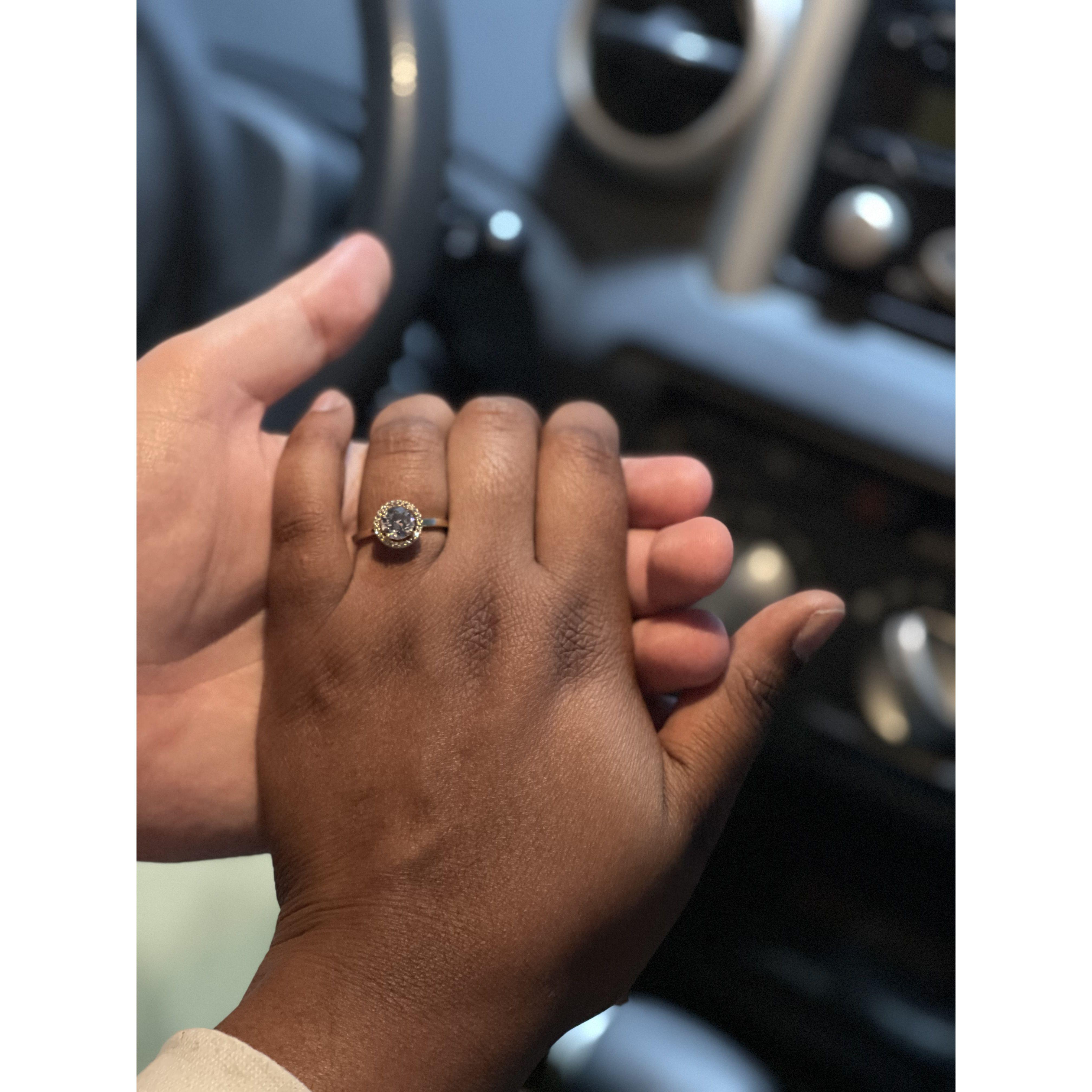 The night I said yes 🥰