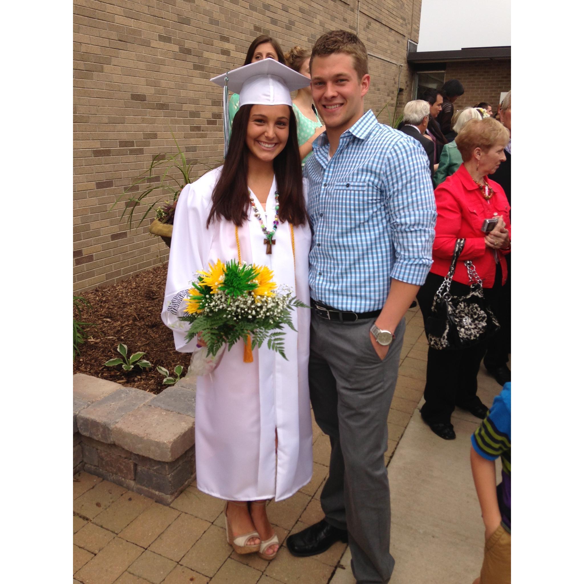 2013- Bradie's high school graduation.