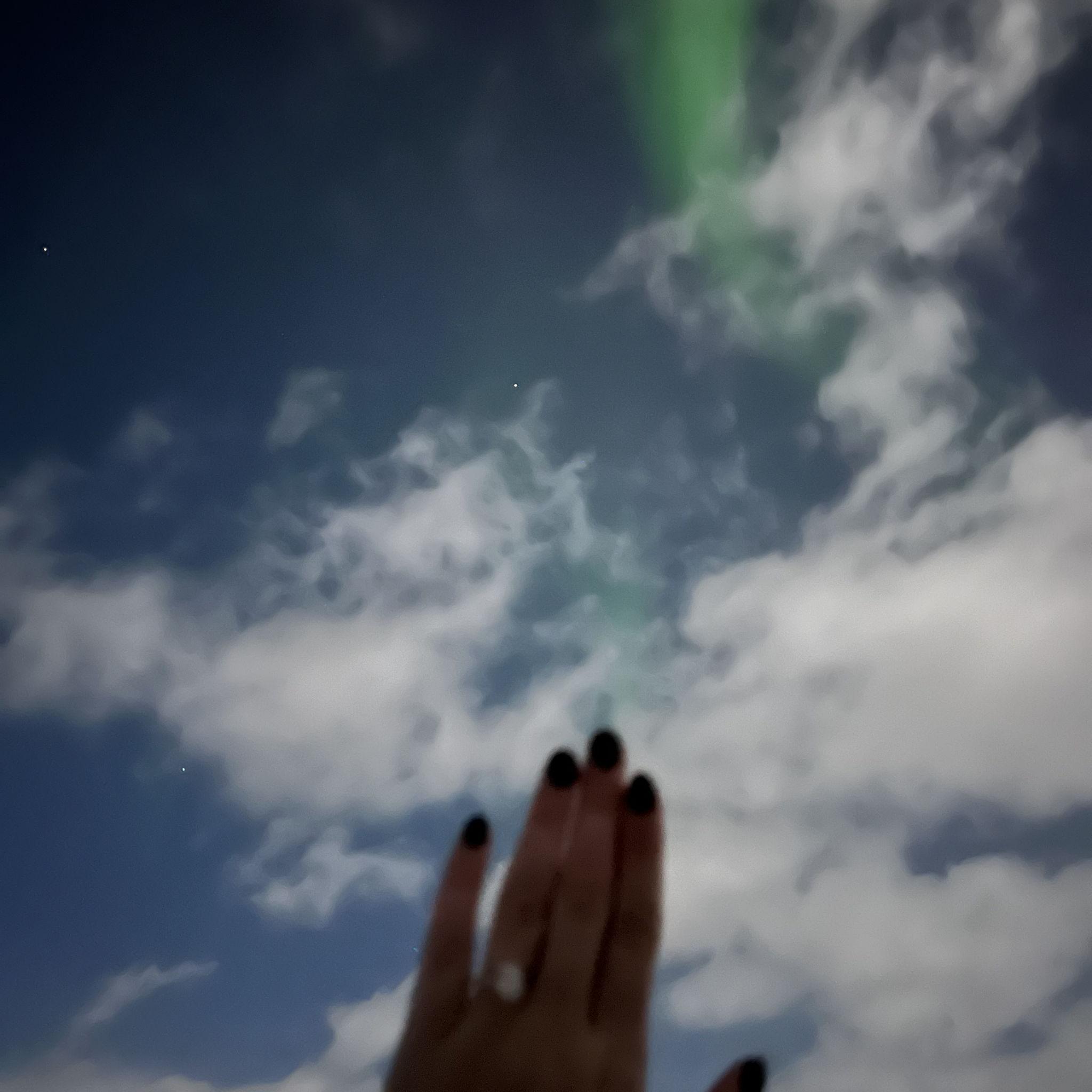My ring under the Northern Lights