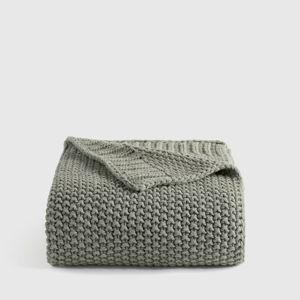 Cotton Fisherman Throw - Dried Sage