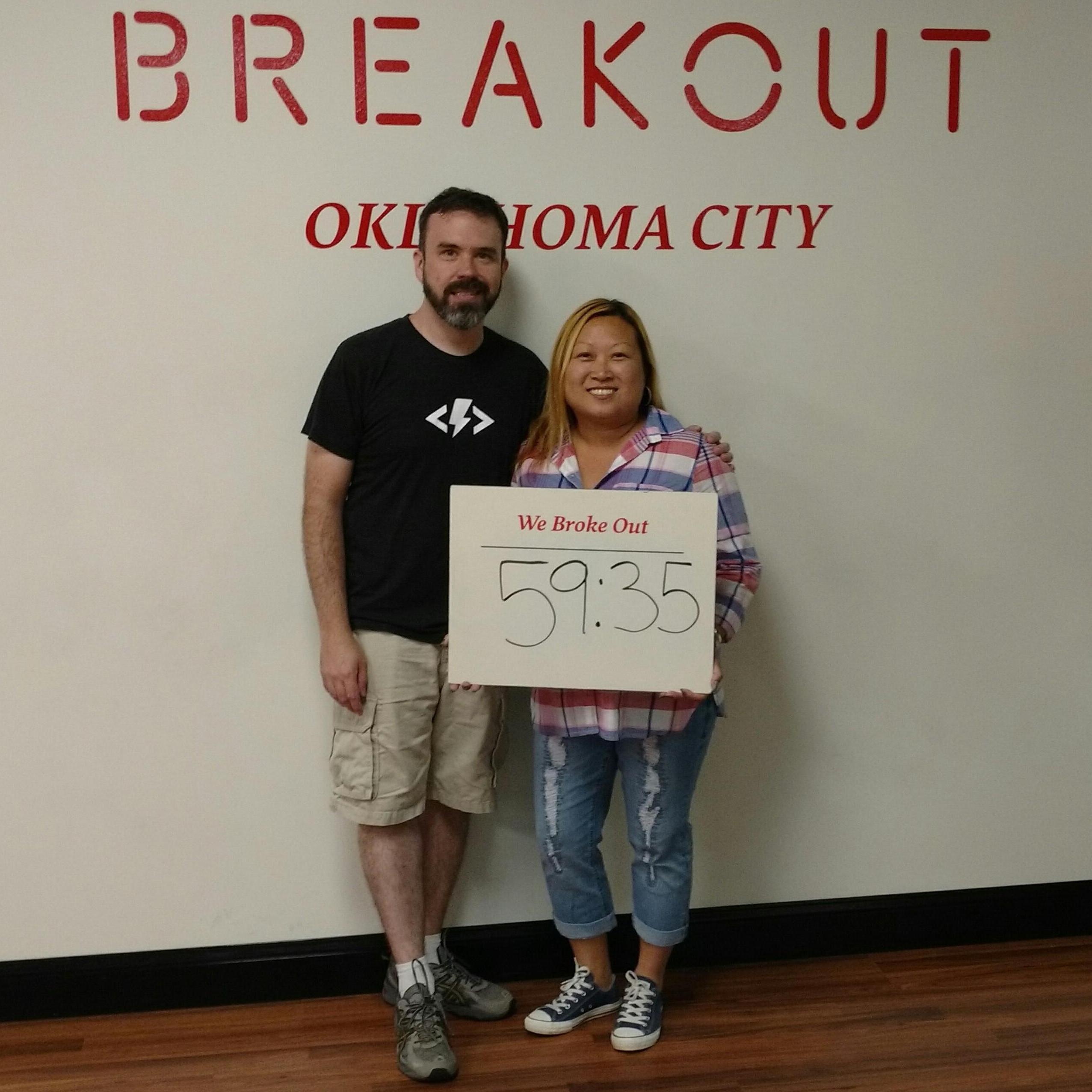 Our First Escape Room Picture, 8/11/17