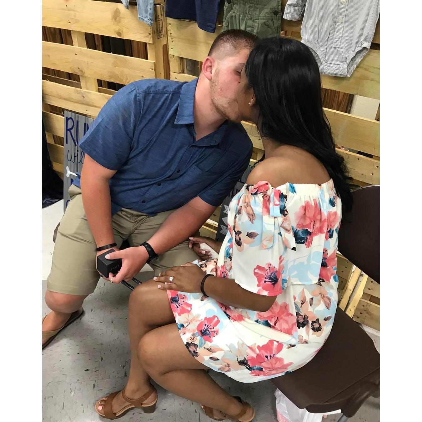 Right after the proposal !