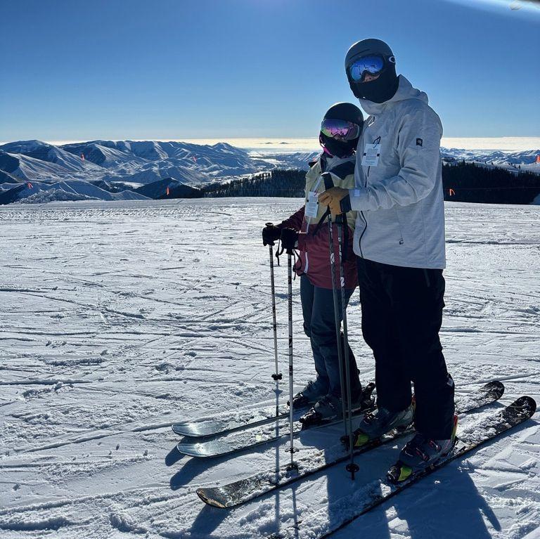 Skiing in Sun Valley.