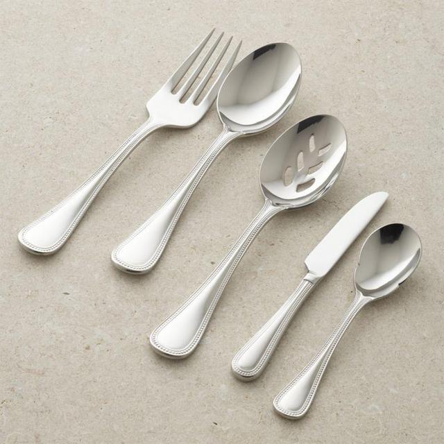 Crate and Barrel Grand Hotel II 5-Piece Serving Set