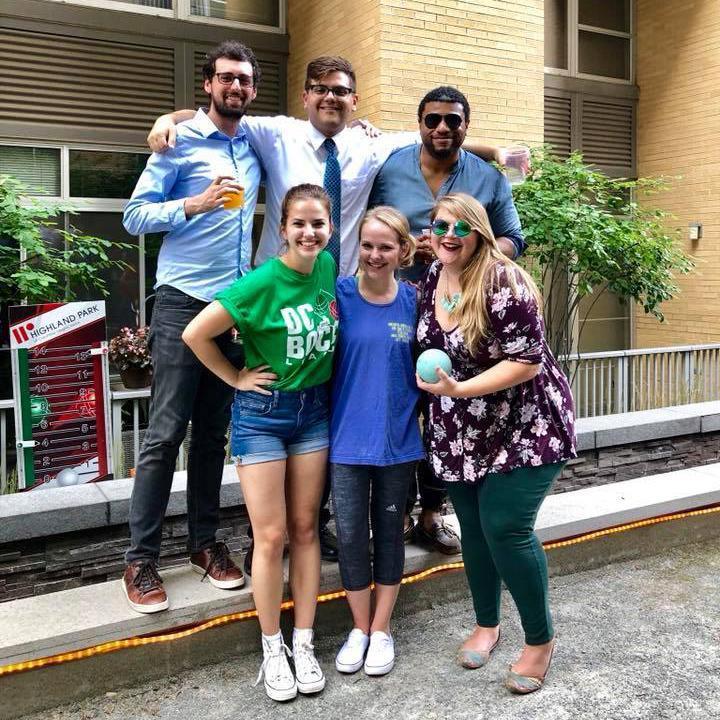 Bocce! The day we met! July 2018.