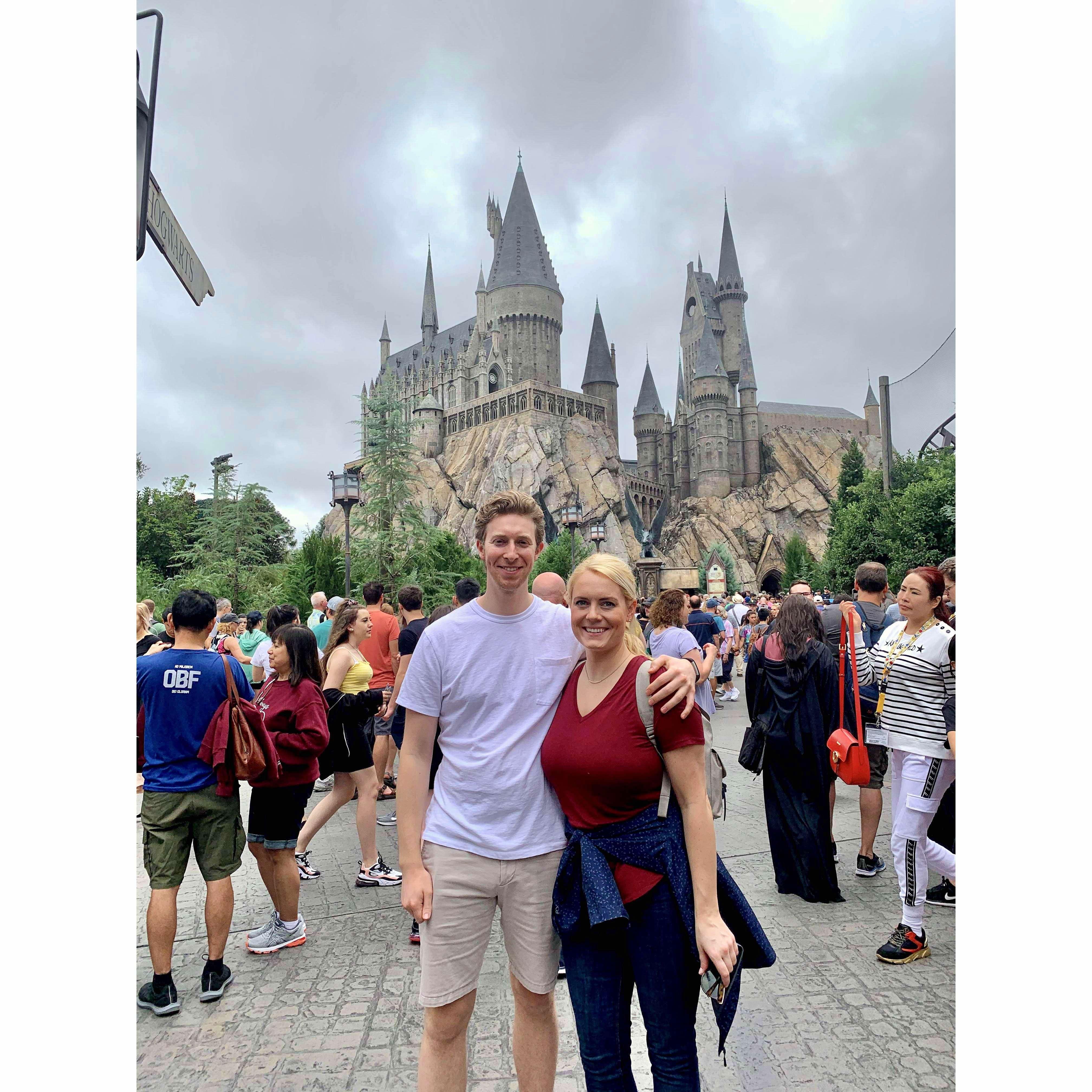 One year, we spent New Year’s at Disney World and Universal studios