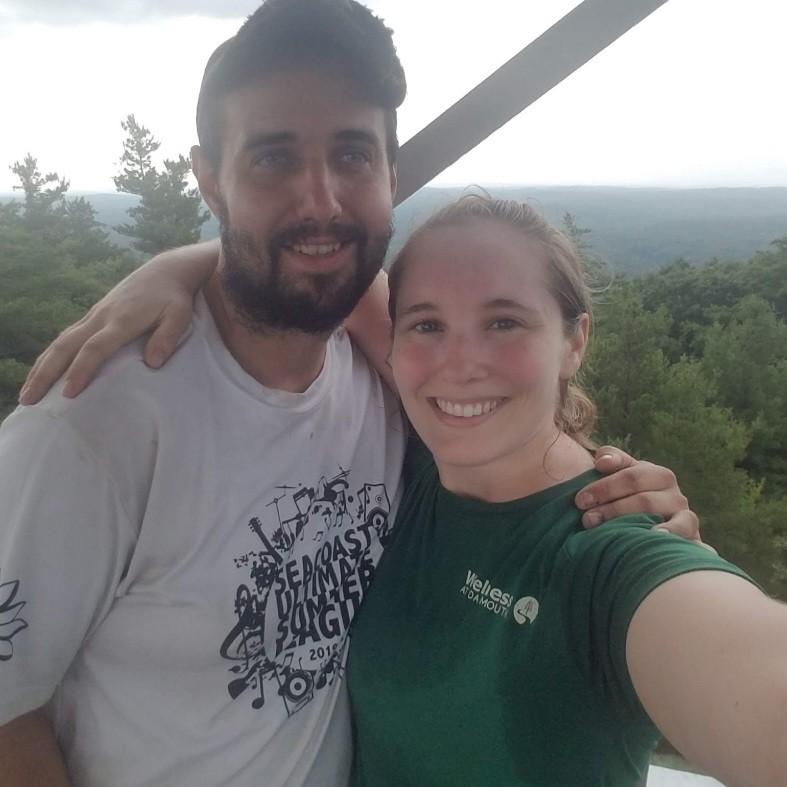 Stillwater Fire Tower hike near Old Forge, NY in Fall 2020
