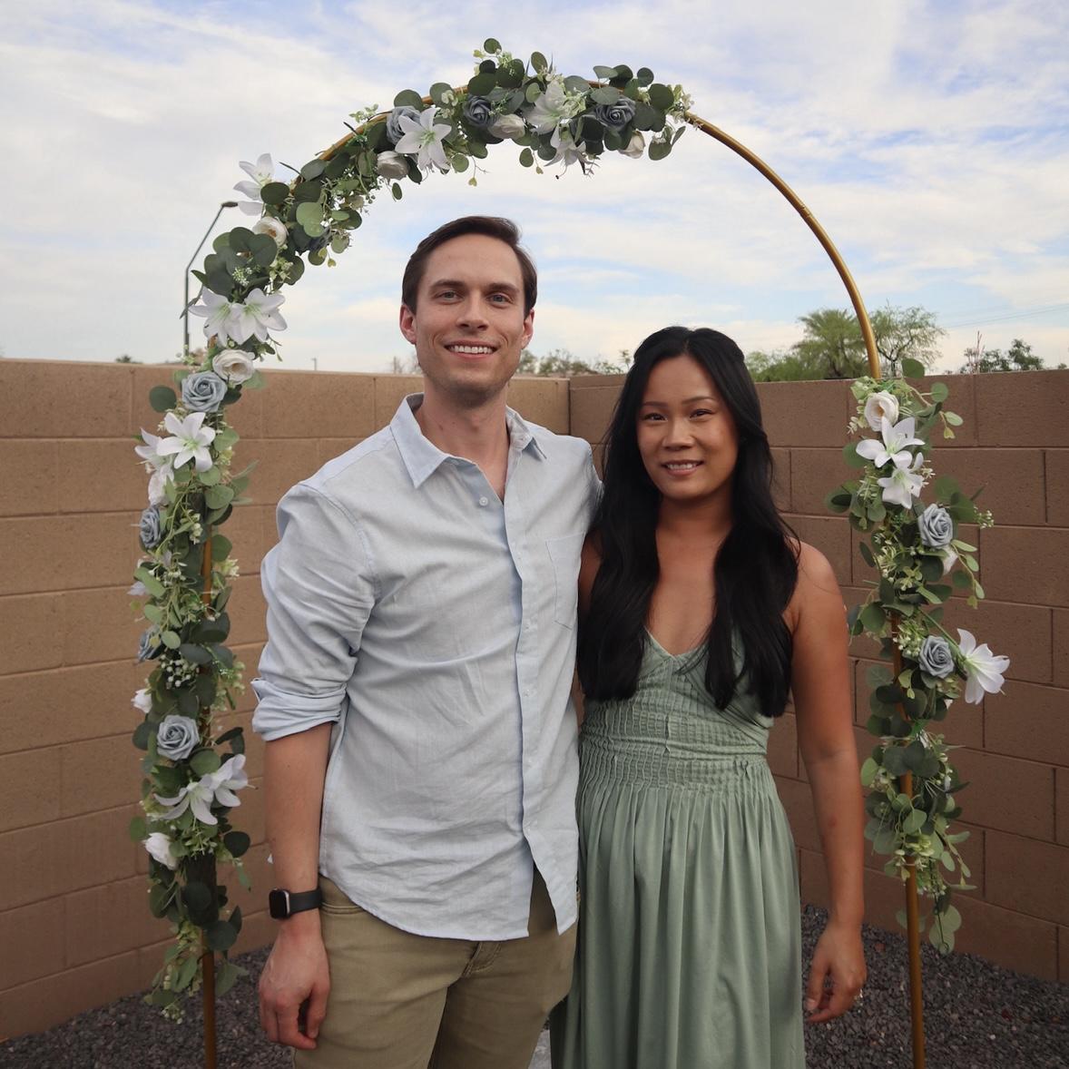 Our awesome wedding hosts—Meigan’s sister (Sarah) and husband (Todd)