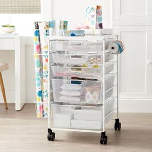 Elfa Gift Wrap Cart
