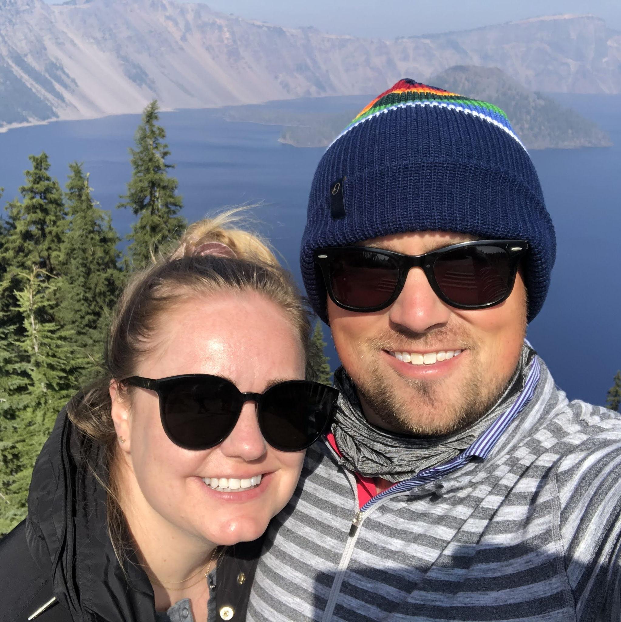 October 8, 2020 - We met Peter's parents in Oregon and visited Crater Lake.