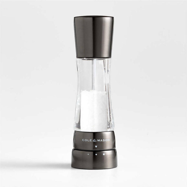 Cole & Mason Adjustable Iron Grey Salt Mill