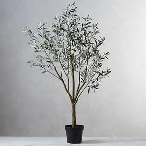 Faux Potted Olive Tree