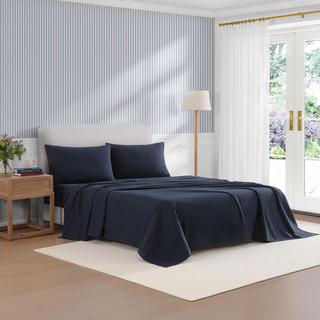 Th Performance Cooling Cotton Percale 4-Piece Sheet Set