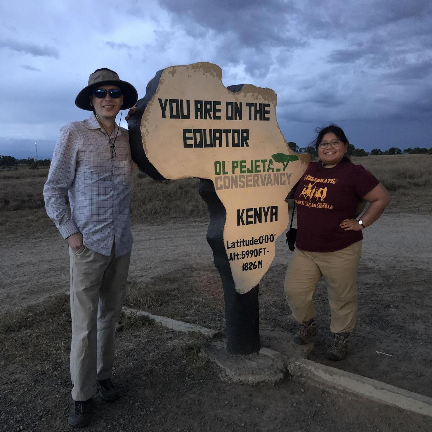 Visiting the equator in Kenya (2019)