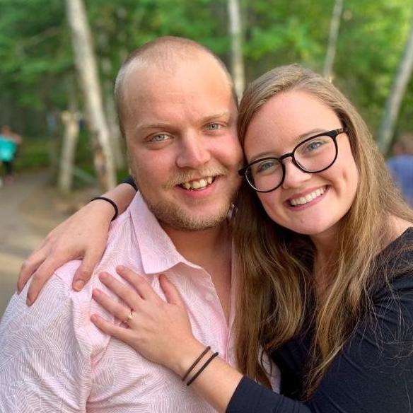 This was right after Steve proposed to me on top of a cliff at Pictured Rocks in the UP.