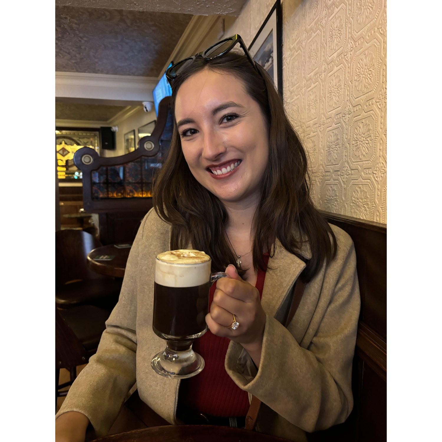 Lots of Irish Coffee to celebrate!