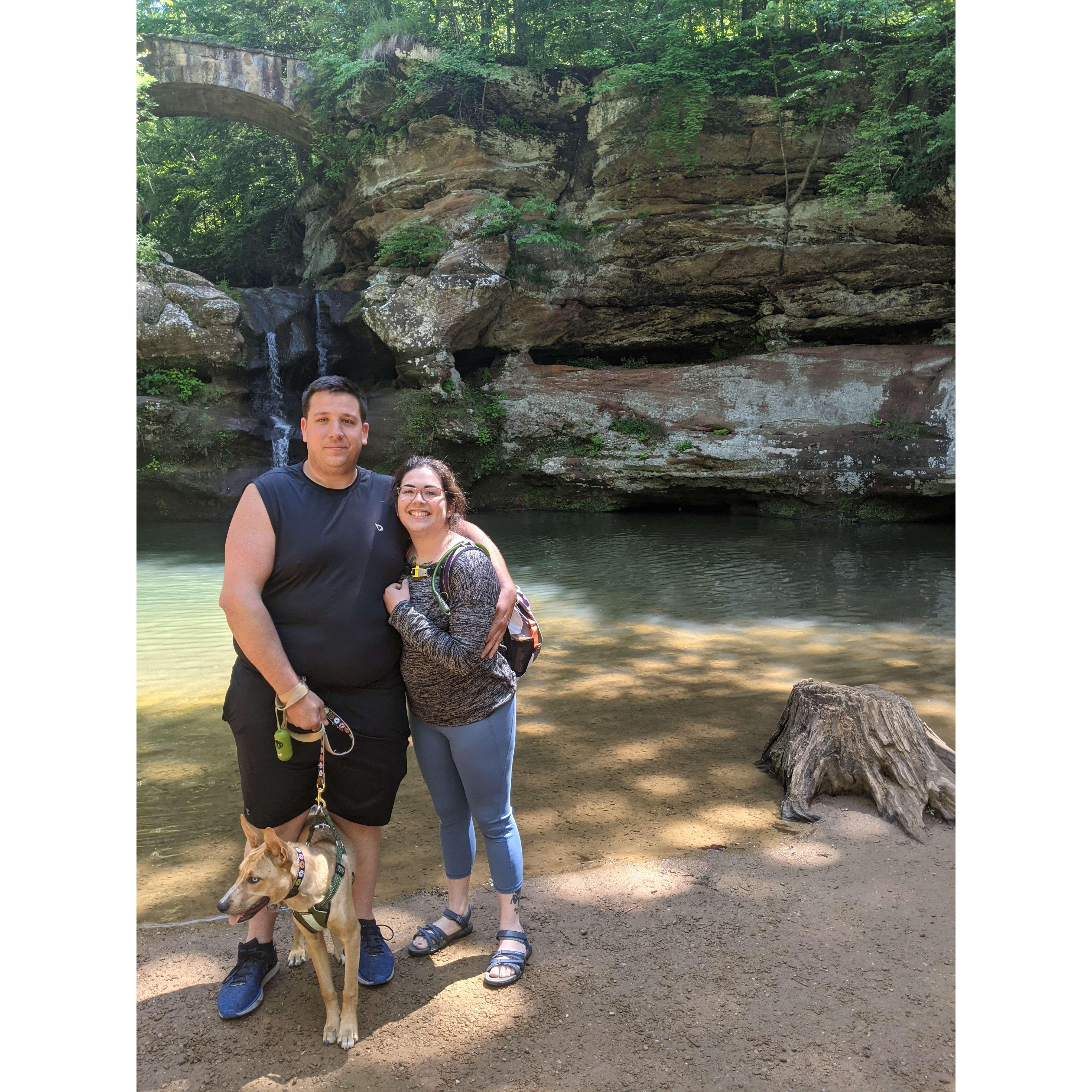 Hiking with the pup!