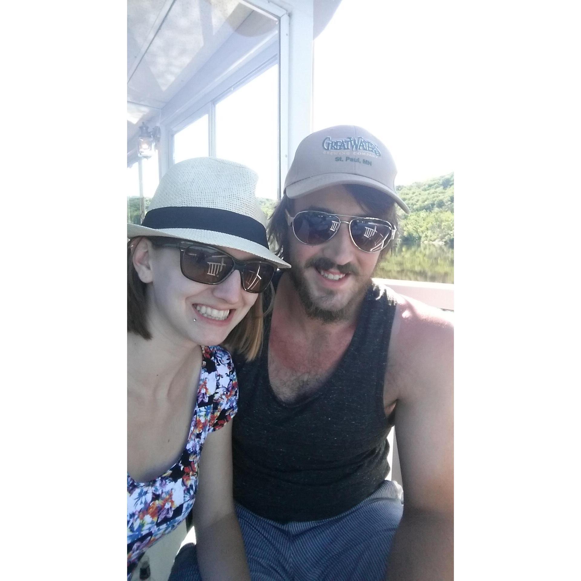 River Boat Cruisin' - 2nd Anniversary Camping trip in Taylors Falls.