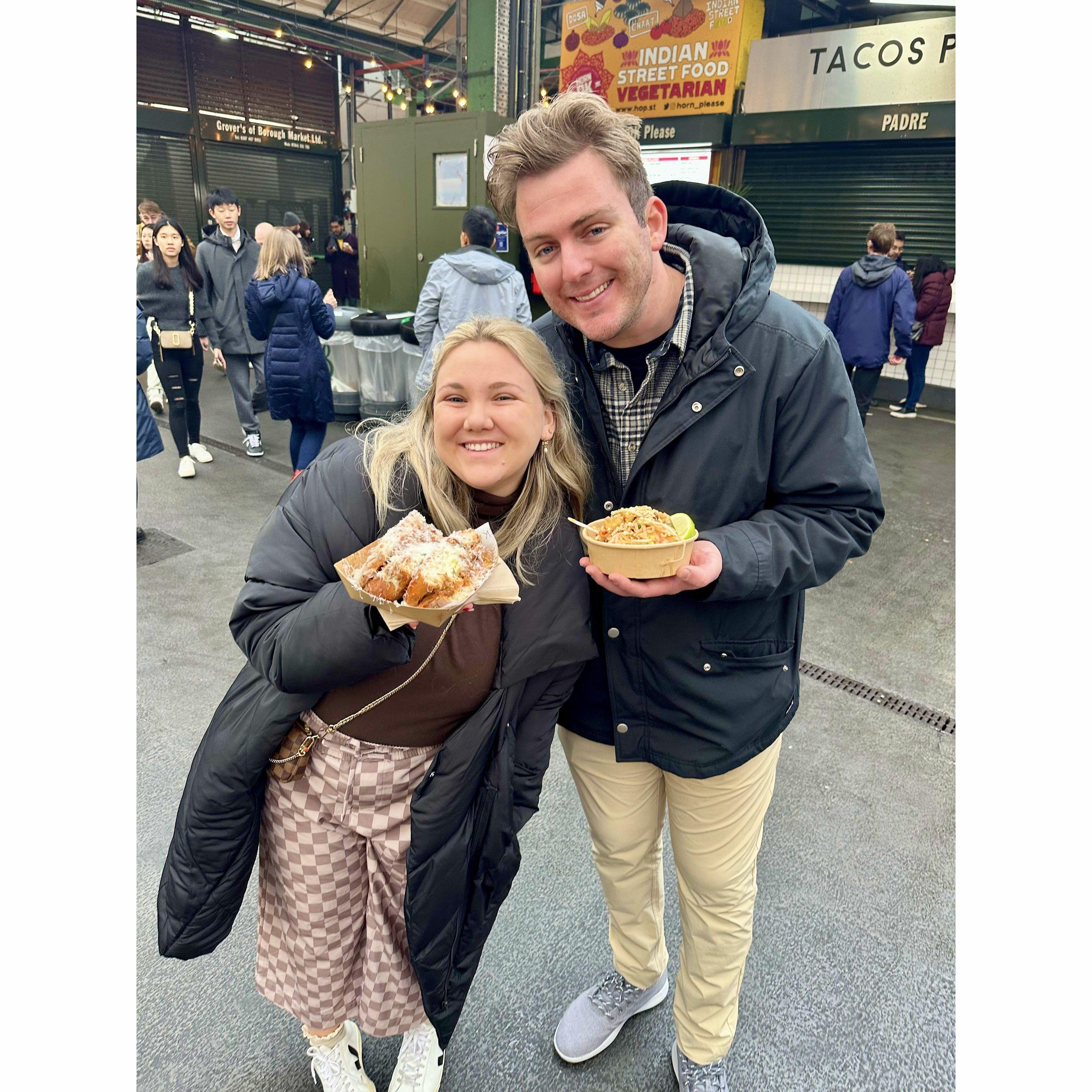 Eating all the food at Borough Market