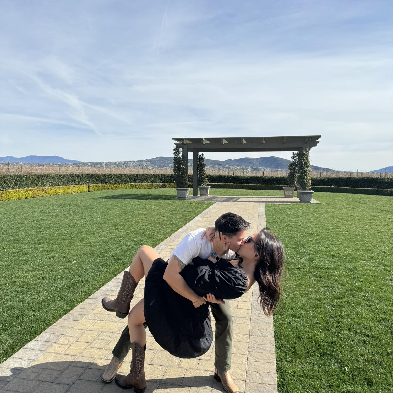 First of many wedding dates
